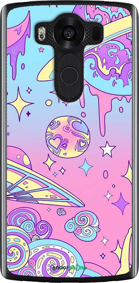 

Силіконовий чохол "Рожева галактика" для LG V10 H962, Жовтий