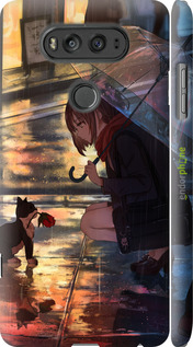 3D пластиковий матовий чехол Anime для LG V20 - 6609m-787 изображение 