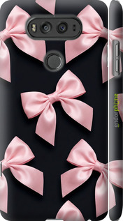 3D пластиковый матовый чехол 'Coquette Ribbons Dark Coquette' для LG V20 изображение 1