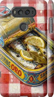 3D пластиковый матовый чехол 'Vintage Sardine Tin Phone' для LG V20 изображение 5