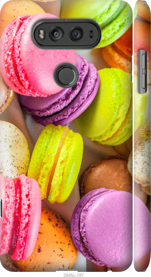 

3D-muovi matta cover "Makaroonit" for LG V20, Keltainen