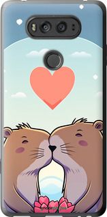 2D пластиковий чехол Капібара кохання для LG V20 - 6027t-787 изображение 