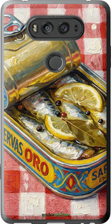 2D пластиковий чехол Vintage Sardine Tin Phone для LG V20 - 6772t-787 изображение 