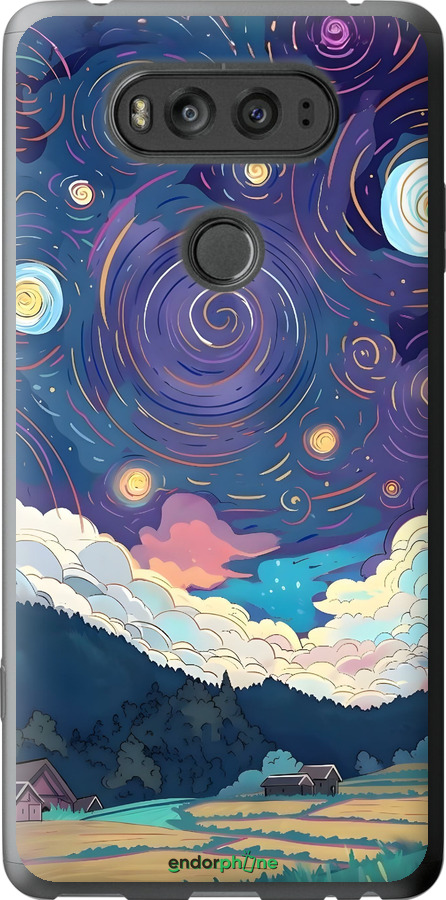 2D пластиковый чехол Креативный арт для LG V20 - 6322t-787 изображение 