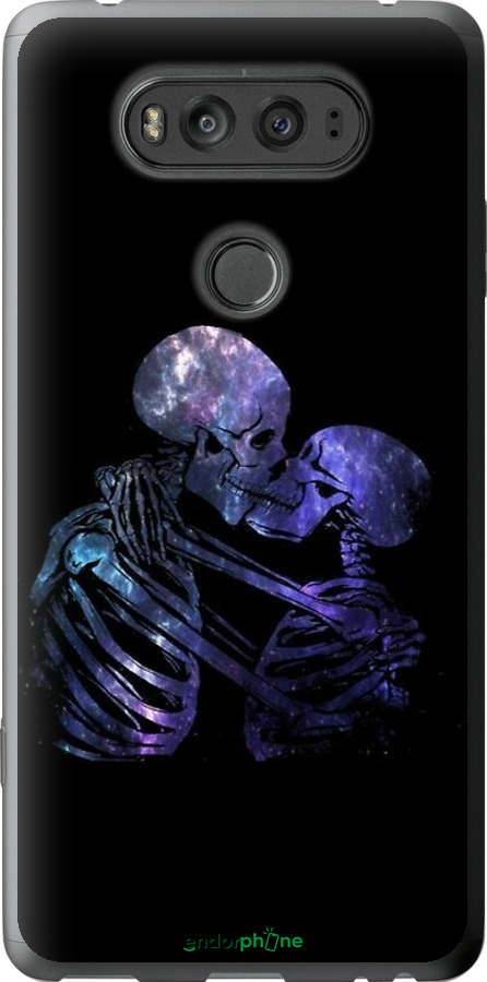 2D пластиковый чехол С изображением скелета для LG V20 - 6537t-787 изображение 