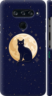 3D пластиковый матовый чехол Cute Cat Celestial/Witchy для LG V40 ThinQ - 6787m-1577 изображение 