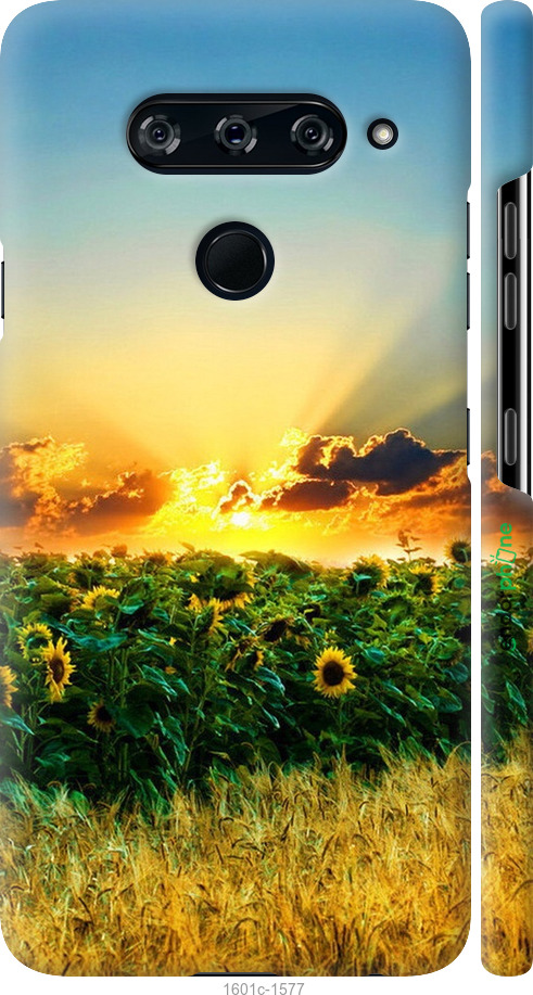 

3D пластиковий матовий чохол "Україна" для LG V40 ThinQ