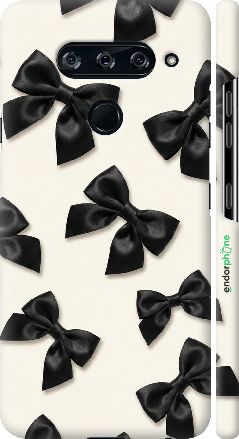 3D пластиковый матовый чехол Dark Coquette для LG V40 ThinQ - 6765m-1577 изображение 