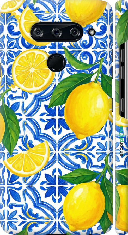 3D пластиковый матовый чехол Grocery Girl Italian Summer для LG V40 ThinQ - 6766m-1577 изображение 