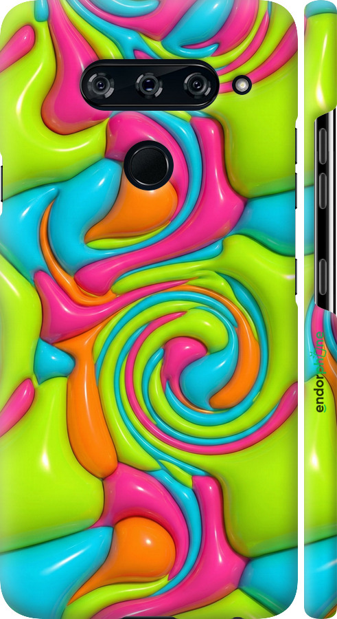 3D пластиковый матовый чехол Y2K Jelly Dream для LG V40 ThinQ - 6780m-1577 изображение 