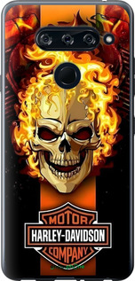 2D пластиковый чехол Харлей девидсон для LG V40 ThinQ - 6370t-1577 изображение 