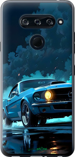 2D пластиковий чехол Форд мустанг для LG V40 ThinQ - 6374t-1577 изображение 