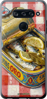 2D пластиковый чехол Vintage Sardine Tin Phone для LG V40 ThinQ - 6772t-1577 изображение 