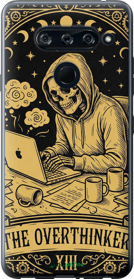 2D пластиковый чехол The Overthinker для LG V40 ThinQ - 6774t-1577 изображение 