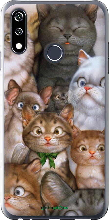

Силіконовий чохол "Коти" для LG W10