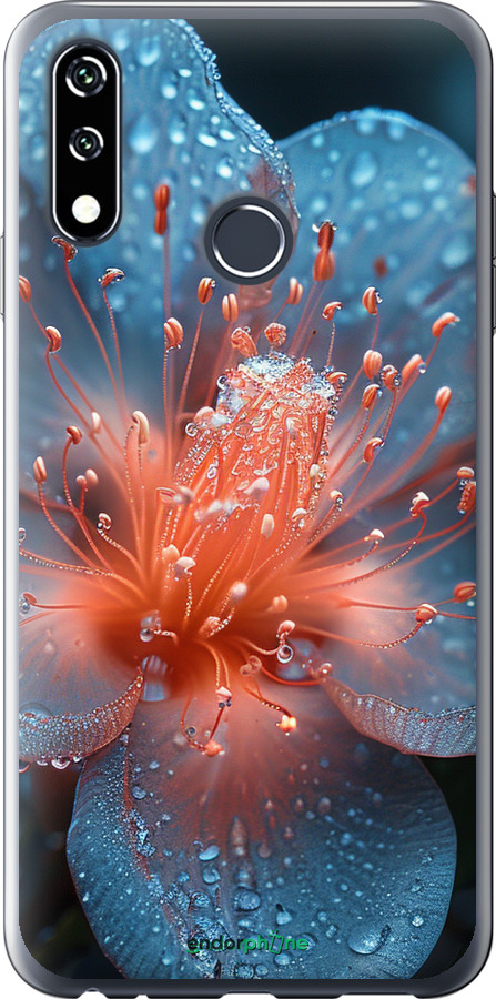 Силіконовий чехол Роса на квітці для LG W10 - 6039u-1784 изображение 