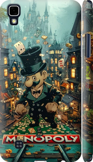 3D пластиковий матовий чехол Казковий Monopoly для LG X Power K220DS - 6086m-398 изображение 