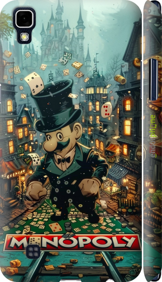 3D пластиковий матовий чехол Казковий Monopoly для LG X Power K220DS - 6086m-398 изображение 