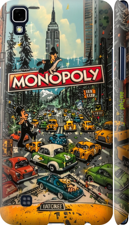 3D пластиковий матовий чехол Міський драйв Monopoly для LG X Power K220DS - 6088m-398 изображение 