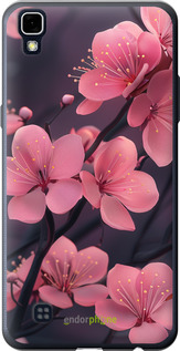 Силиконовый чехол Пурпурная сакура для LG X Power K220DS - 6075u-398 изображение 