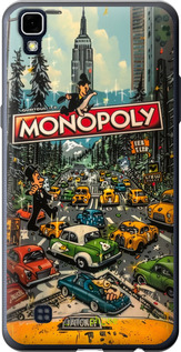 Силиконовый чехол Городской драйв Monopoly для LG X Power K220DS - 6088u-398 изображение 