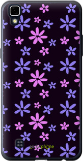Силіконовий чехол з квітами для LG X Power K220DS - 6258u-398 изображение 