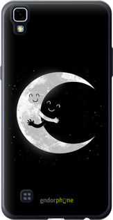Силиконовый чехол Лунные объятия для LG X Power K220DS - 6508u-398 изображение 