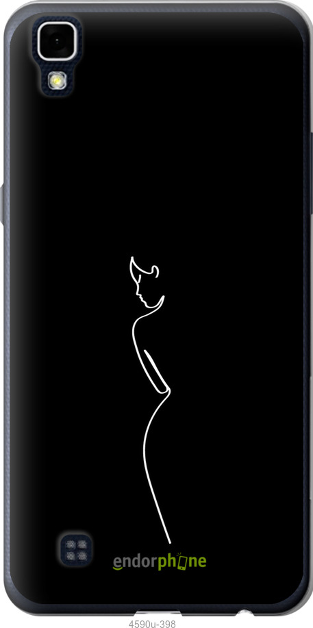 Силіконовий чехол Силует1 для LG X Power K220DS - 4590u-398 изображение 