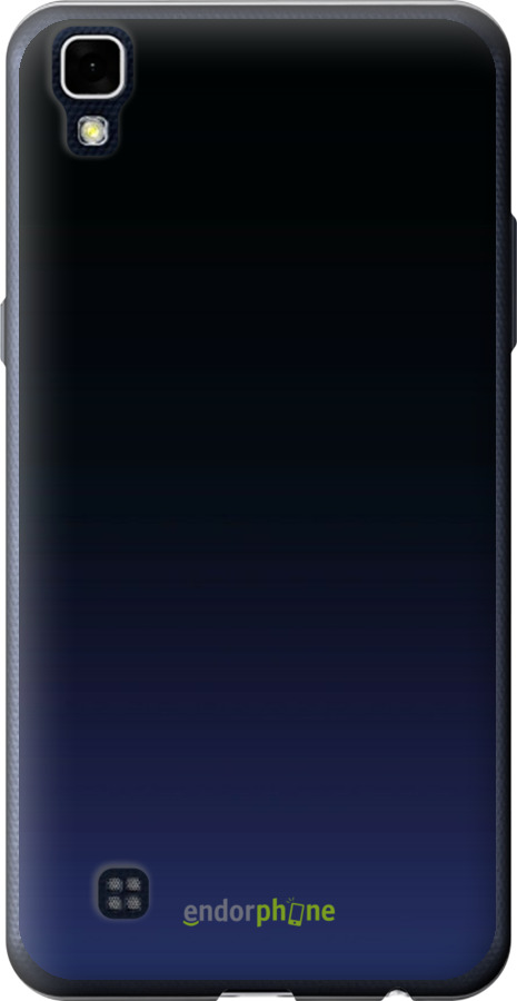 Силіконовий чехол Градієнт у темно-синьому стилі для LG X Power K220DS - 6542u-398 изображение 