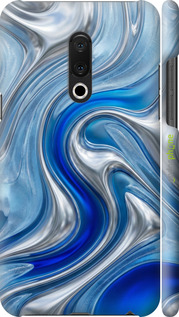 3D пластиковий матовий чехол Liquid Chrome для Meizu 15 Plus - 6781m-1473 изображение 