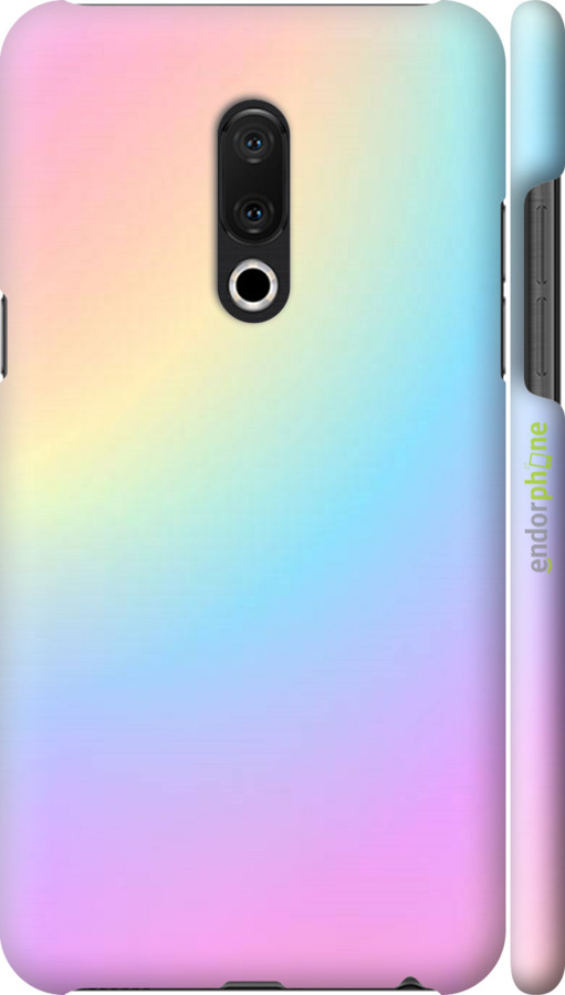 

3D пластиковий матовий чохол "Веселка 2" для Meizu 15 Plus, Рожевий