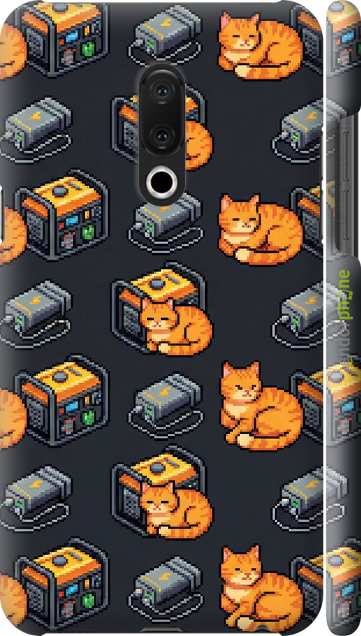 3D пластиковый матовый чехол Autonomous Zone для Meizu 15 Plus - 6771m-1473 изображение 