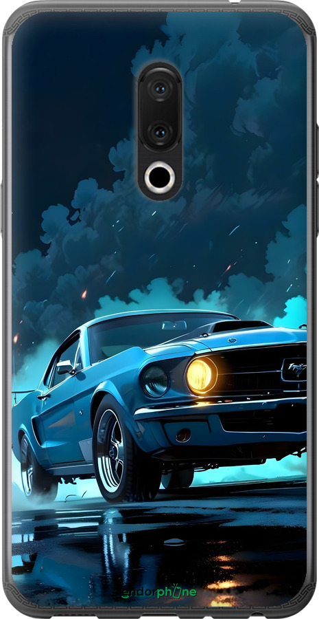Силиконовый чехол Форд мустанг для Meizu 15 Plus - 6374u-1473 изображение 