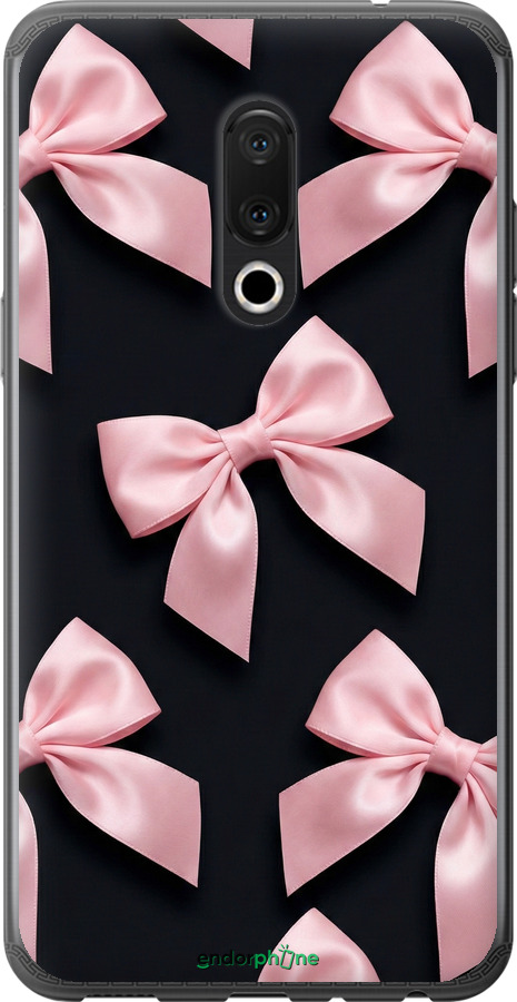 Силіконовий чехол Coquette Ribbons Dark Coquette для Meizu 15 Plus - 6767u-1473 изображение 