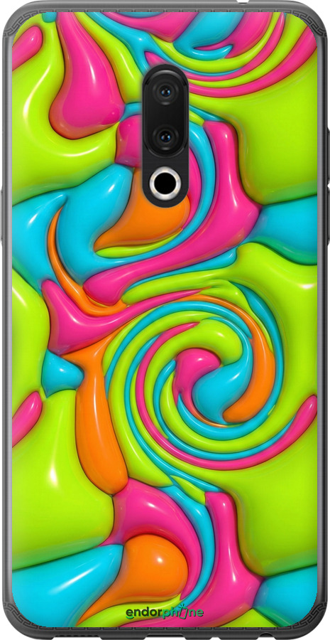 Силиконовый чехол Y2K Jelly Dream для Meizu 15 Plus - 6780u-1473 изображение 