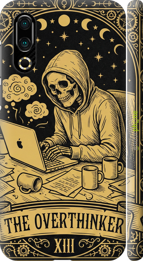 3D пластиковый матовый чехол The Overthinker для Meizu 16S - 6774m-1701 изображение 