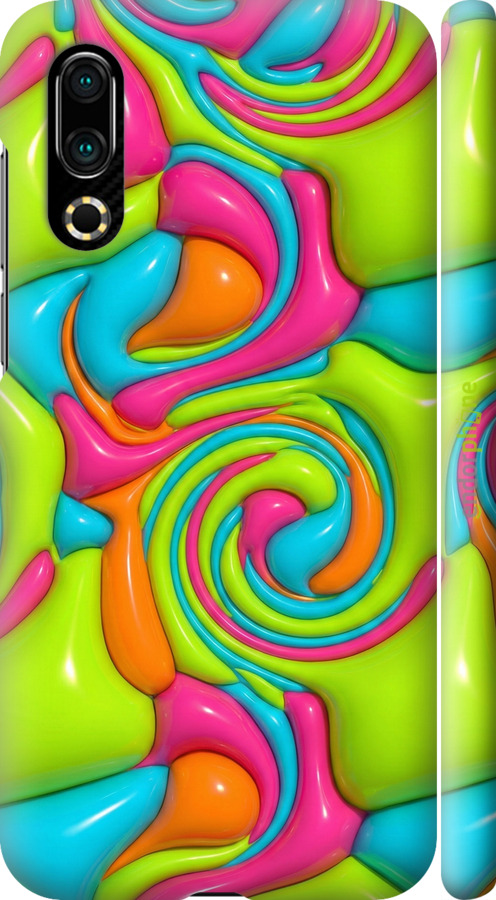 3D пластиковий матовий чехол Y2K Jelly Dream для Meizu 16S - 6780m-1701 изображение 