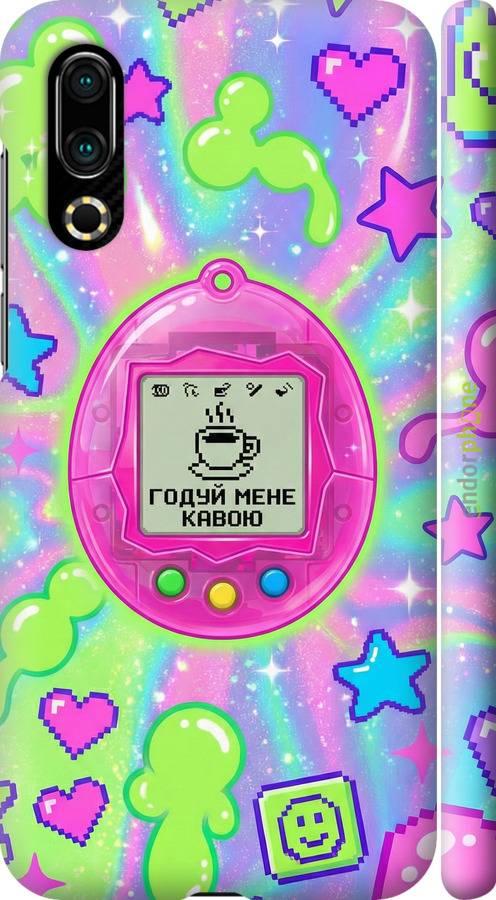 3D пластиковый матовый чехол Y2K Aesthetic Retro Pet: Годуй мене кавою для Meizu 16S - 6784m-1701 изображение 