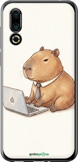 Силіконовий чехол Funny Capybara CEO Working для Meizu 16S - 6777u-1701 изображение 