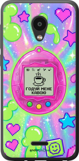 Силиконовый чехол 'Y2K Aesthetic Retro Pet: Годуй мене кавою' для Meizu C9 изображение 3