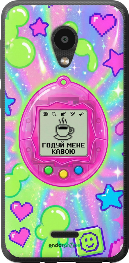 Силиконовый чехол Y2K Aesthetic Retro Pet: Годуй мене кавою для Meizu C9 - 6784u-1627 изображение 