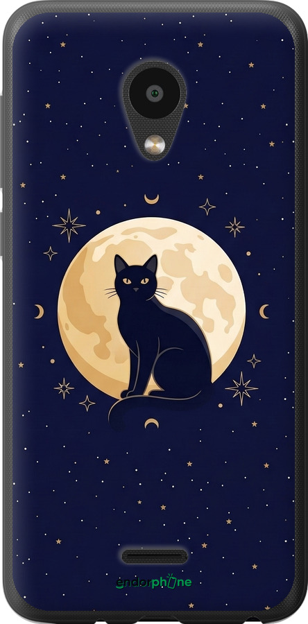 Силиконовый чехол Cute Cat Celestial/Witchy для Meizu C9 - 6787u-1627 изображение 