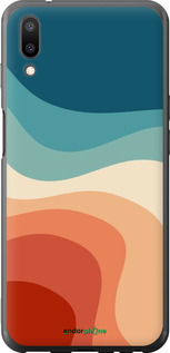 Силиконовый чехол В стиле ретро с волнами для Meizu E3 - 6531u-1518 изображение 