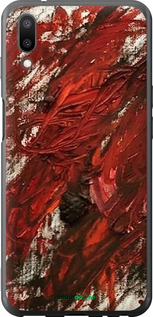 Силиконовый чехол Абстрактная композиция в красных тонах для Meizu E3 - 6541u-1518 изображение 
