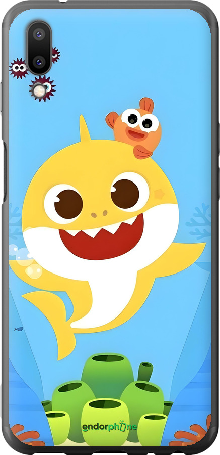 Силіконовий чехол Бейби Шарк для Meizu E3 - 6303u-1518 изображение 