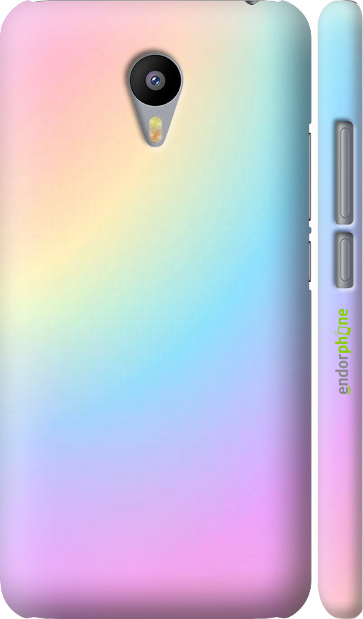 

3D пластиковий матовий чохол "Веселка 2" для Meizu M2 Note, Рожевий