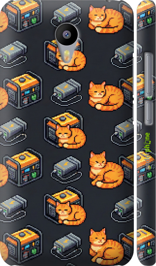 3D пластиковый матовый чехол Autonomous Zone для Meizu M2 Note - 6771m-94 изображение 