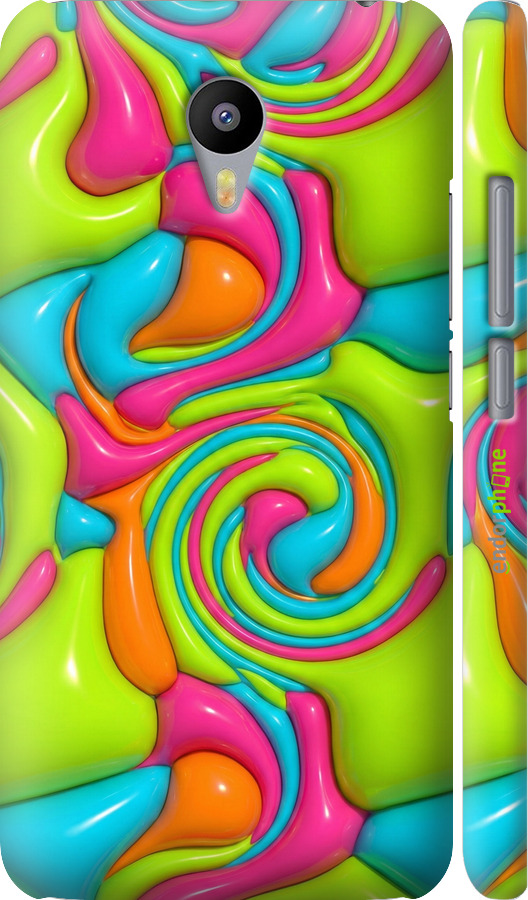 3D пластиковий матовий чехол Y2K Jelly Dream для Meizu M2 Note - 6780m-94 изображение 