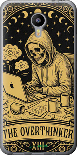 2D пластиковый чехол 'The Overthinker' для Meizu M2 Note изображение 2