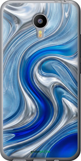 2D пластиковий чехол Liquid Chrome для Meizu M2 Note - 6781t-94 изображение 